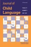 JOURNAL OF CHILD LANGUAGE