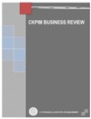 CKPIM Business Review